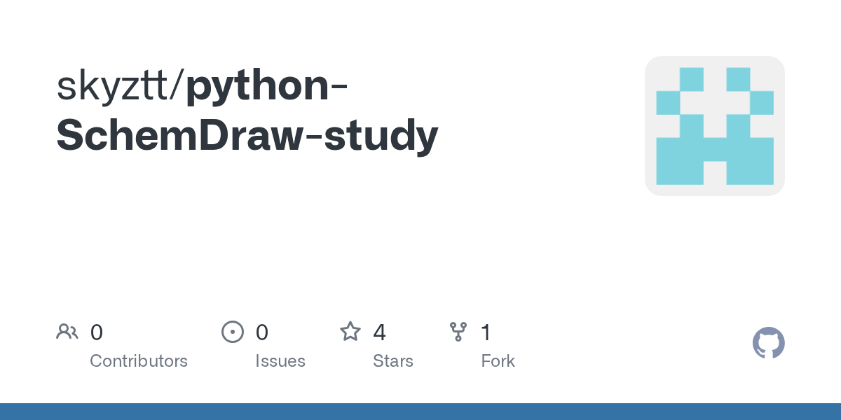 GitHub skyztt/pythonSchemDrawstudy