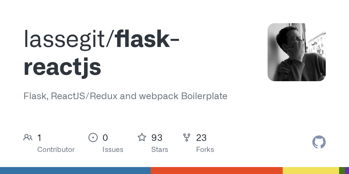 GitHub lassegit/flaskreactjs Flask, ReactJS/Redux and webpack