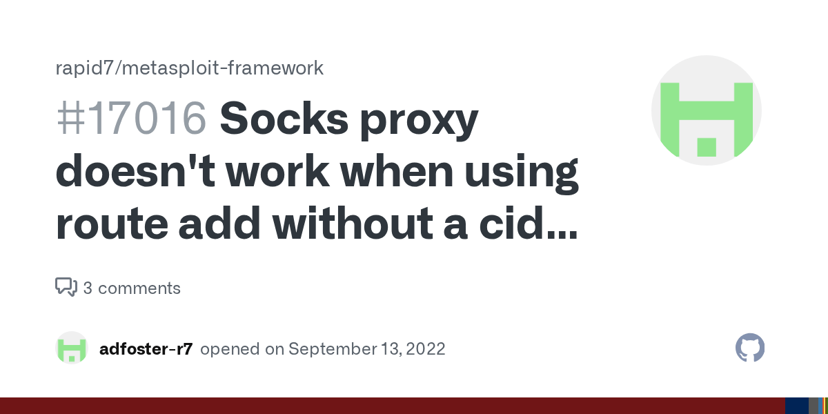Socks proxy doesn't work when using route add without a cidr mask