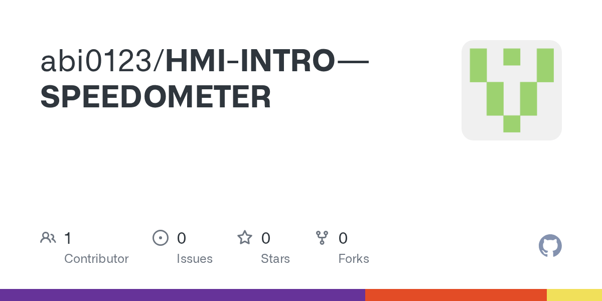 GitHub abi0123/HMIINTROSPEEDOMETER