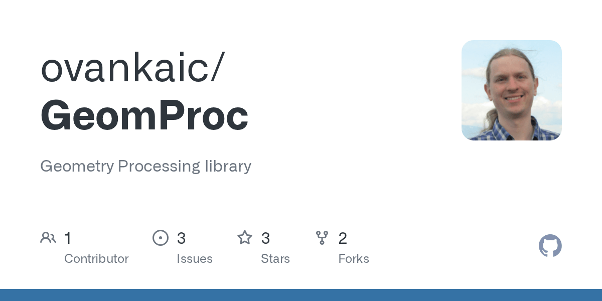 GitHub ovankaic/GeomProc Geometry Processing library