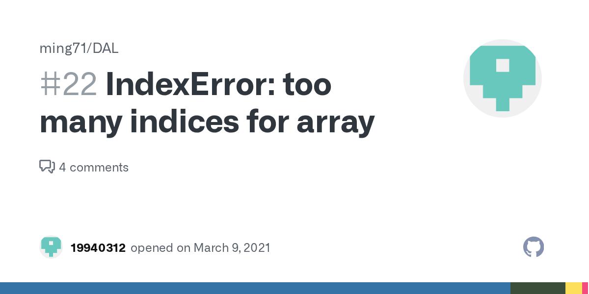 IndexError too many indices for array · Issue 22 · ming71/DAL · GitHub