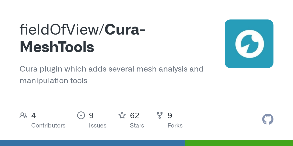 GitHub fieldOfView/CuraMeshTools Cura plugin which adds several