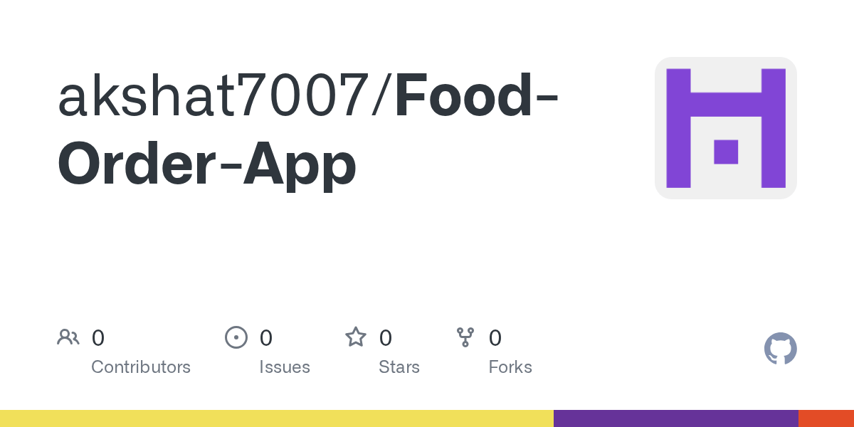 GitHub akshat7007/FoodOrderApp