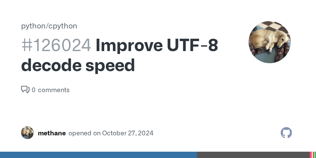 Improve UTF8 decode speed · Issue 126024 · python/cpython · GitHub