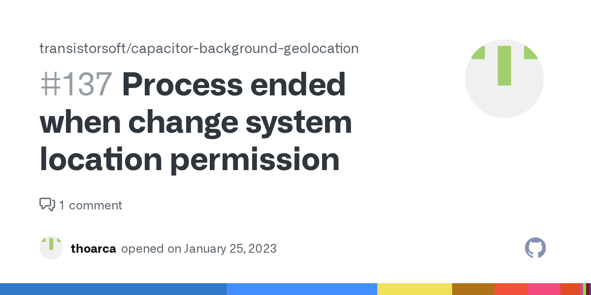 Process ended when change system location permission · Issue 137