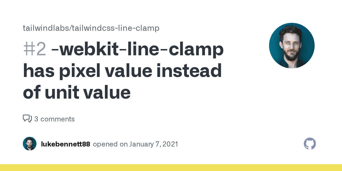 webkitlineclamp has pixel value instead of unit value · Issue 2