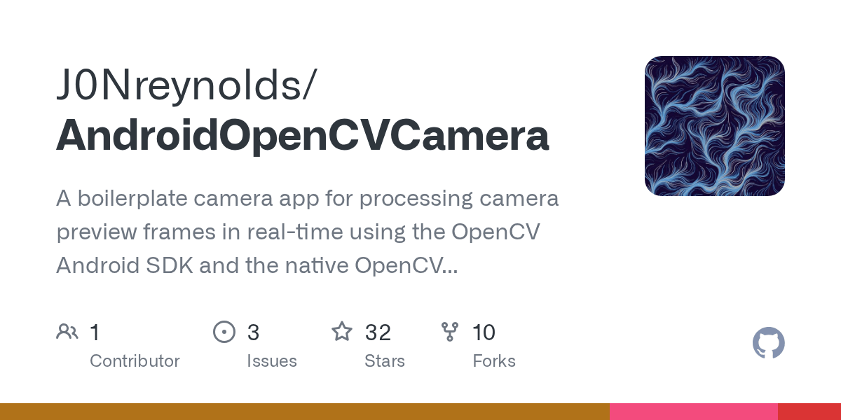 GitHub J0Nreynolds/AndroidOpenCVCamera A boilerplate camera app for