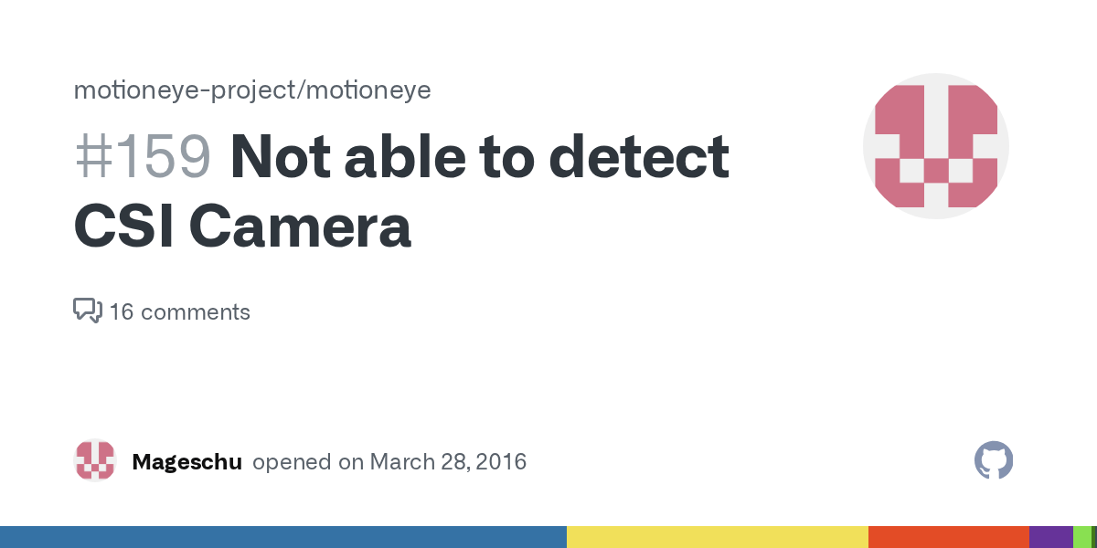 Not able to detect CSI Camera · Issue 159 · motioneyeproject