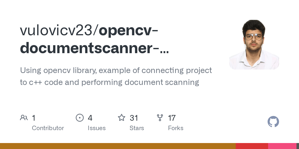 GitHub vulovicv23/opencvdocumentscannerandroid Using opencv