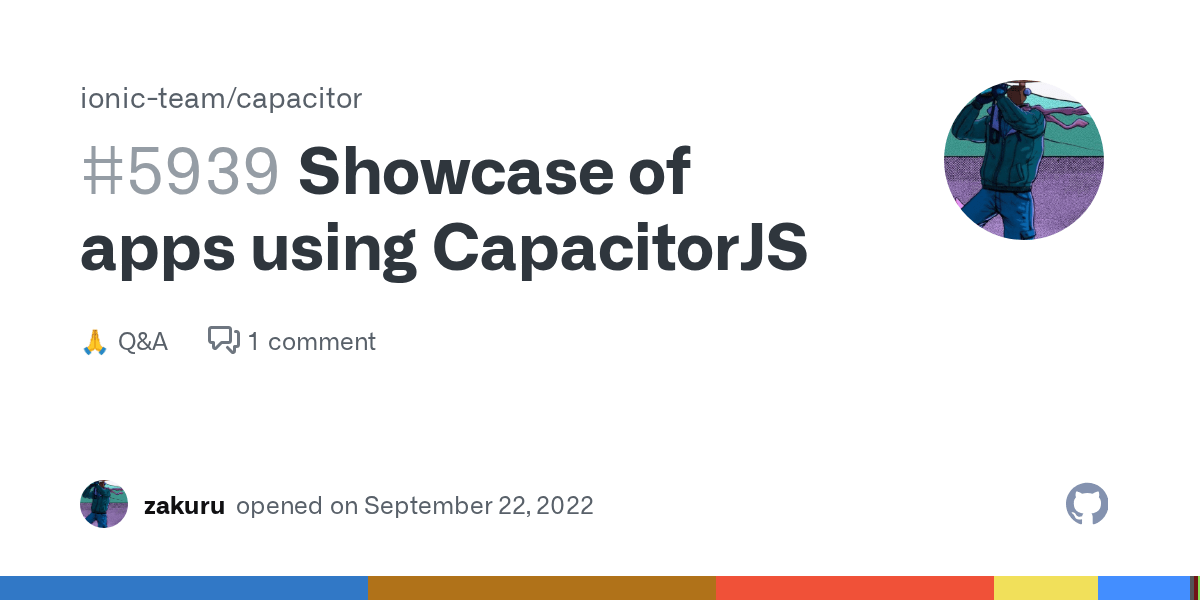 Showcase of apps using CapacitorJS · ionicteam capacitor · Discussion