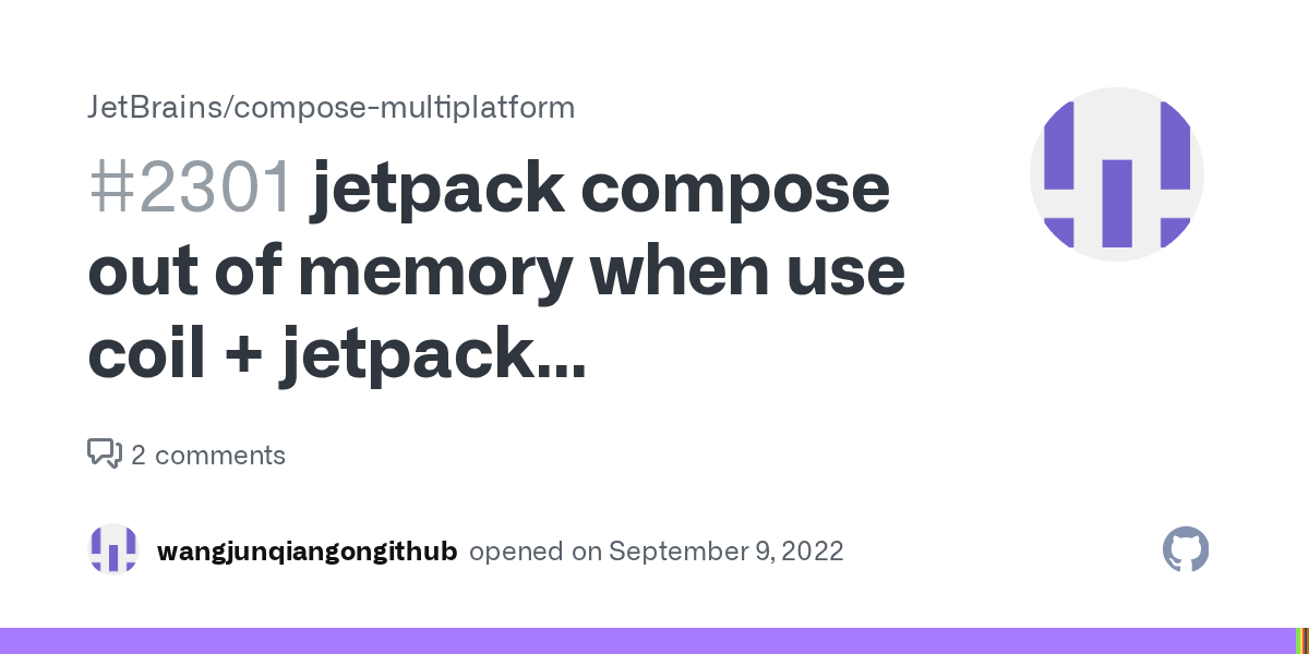 jetpack compose out of memory when use coil + jetpack navigation+