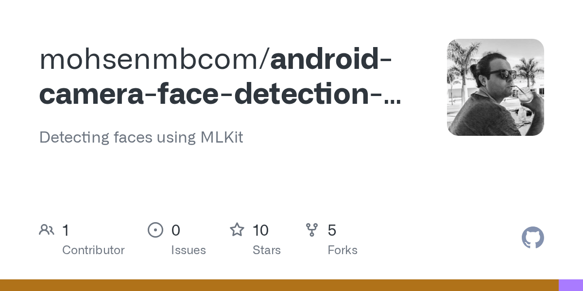 GitHub Detecting faces