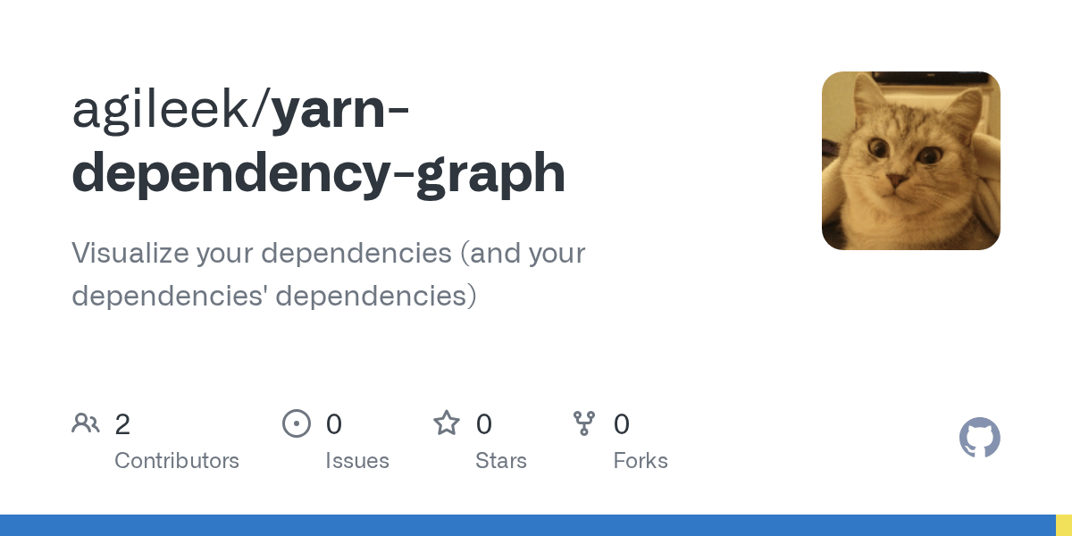 GitHub agileek/yarndependencygraph Visualize your dependencies