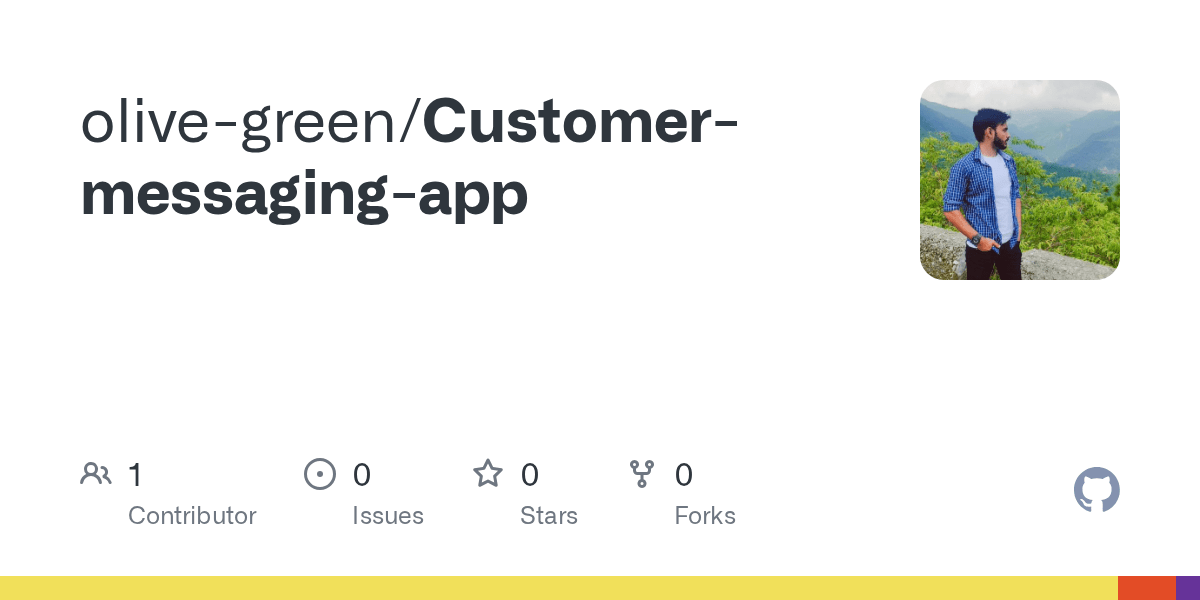 GitHub olivegreen/Customermessagingapp