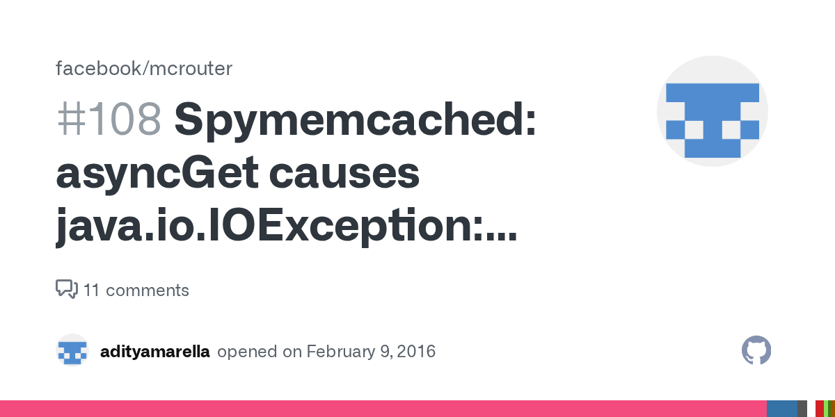 Spymemcached asyncGet causes java.io.IOException Broken pipe · Issue