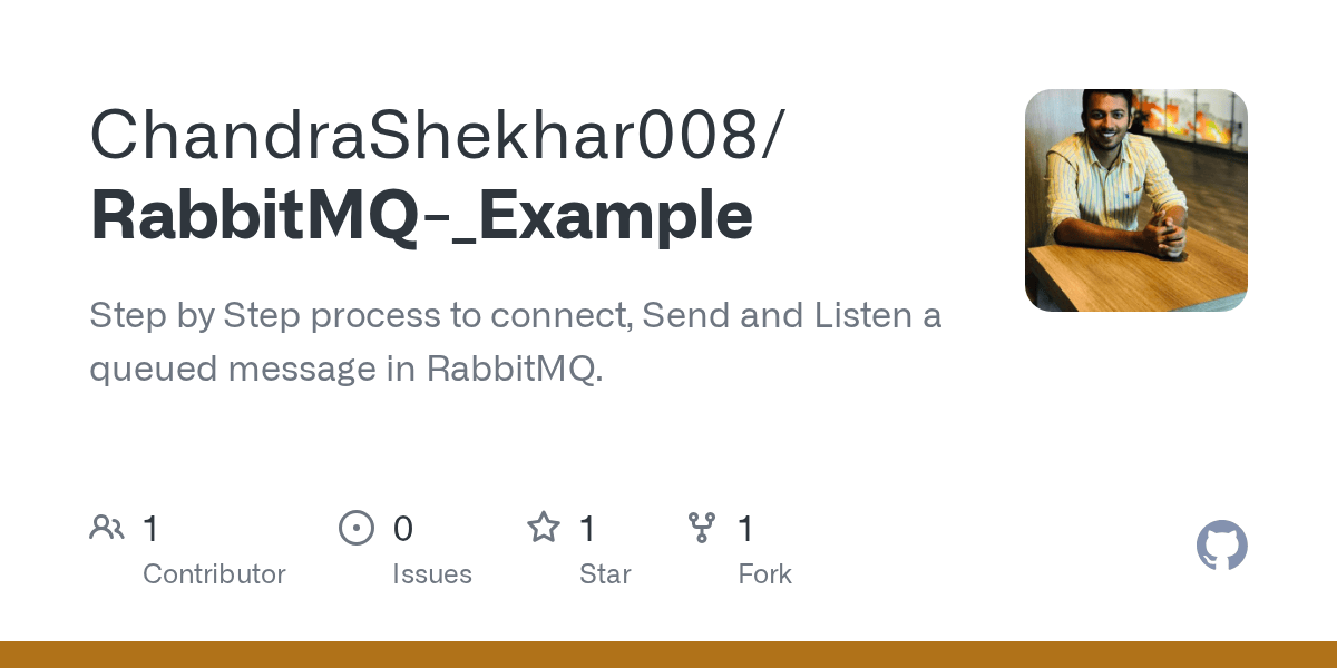 GitHub ChandraShekhar008/RabbitMQ_Example Step by Step