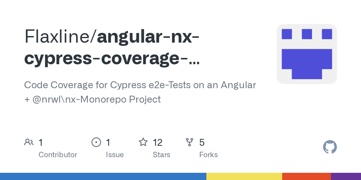 GitHub Flaxline/angularnxcypresscoverageexample Code Coverage for Cypress e2eTests on an