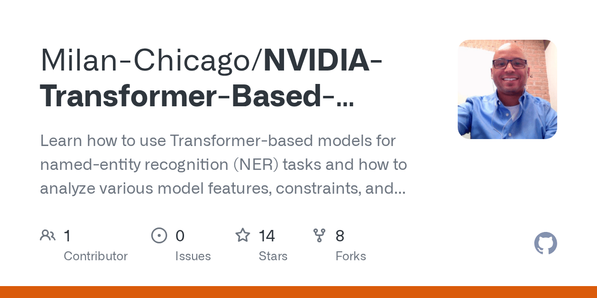 GitHub MilanChicago/NVIDIATransformerBasedNaturalLanguage