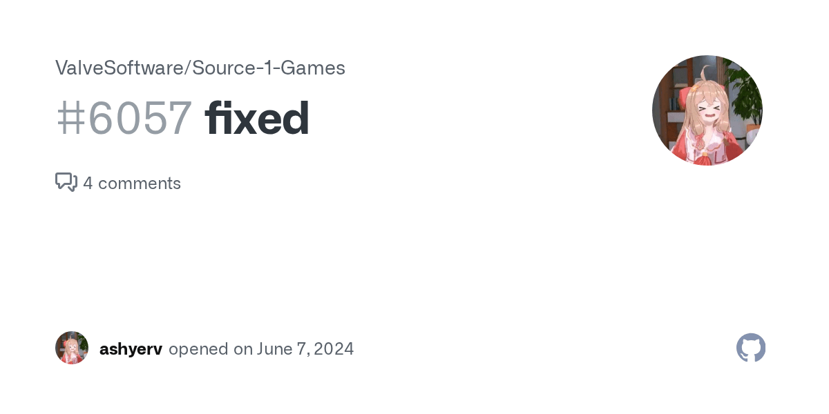 [L4D2] fixed by valve · Issue 6057 · ValveSoftware/Source1Games · GitHub