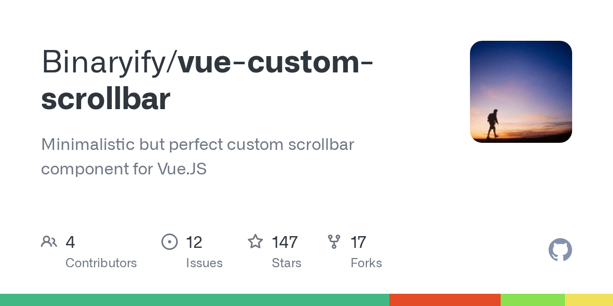 GitHub Binaryify/vuecustomscrollbar Minimalistic but perfect