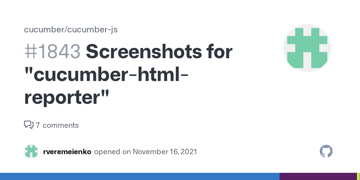 Screenshots for "cucumberhtmlreporter" · Issue 1843 · cucumber