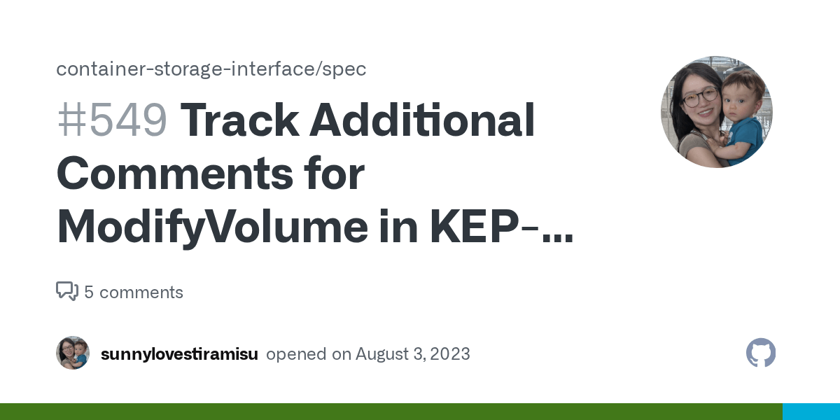 Track Additional Comments for ModifyVolume in KEP3751 · Issue 549