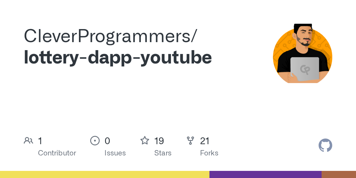 GitHub CleverProgrammers/lotterydappyoutube