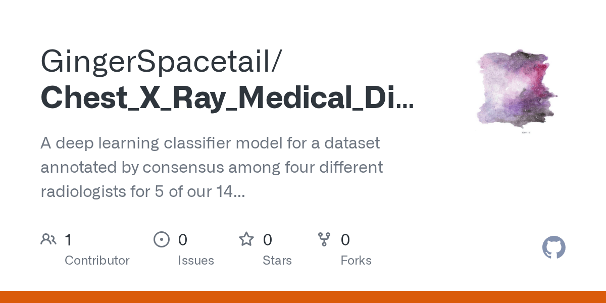 GitHub GingerSpacetail/Chest_X_Ray_Medical_Diagnosis_with_Deep