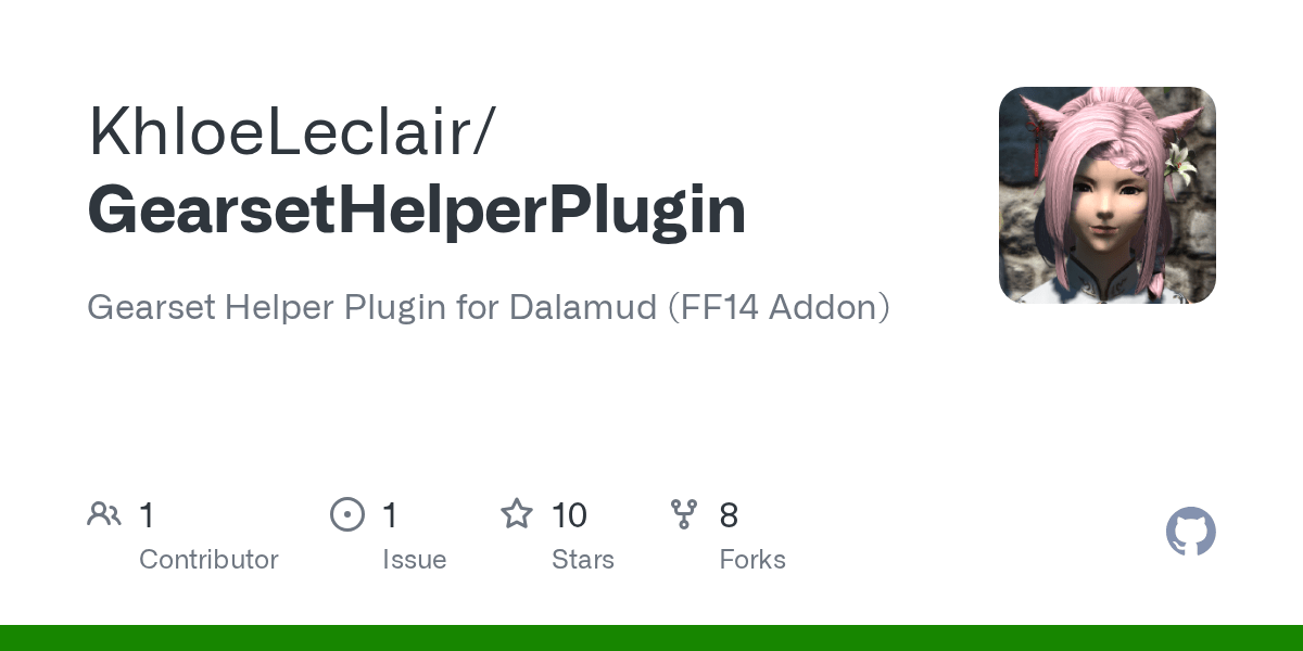 GitHub KhloeLeclair/GearsetHelperPlugin Gearset Helper Plugin for