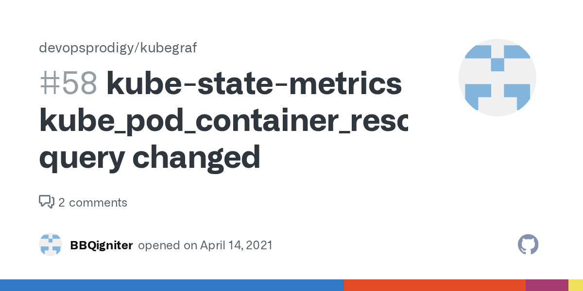 kubestatemetrics kube_pod_container_resource_limits query changed