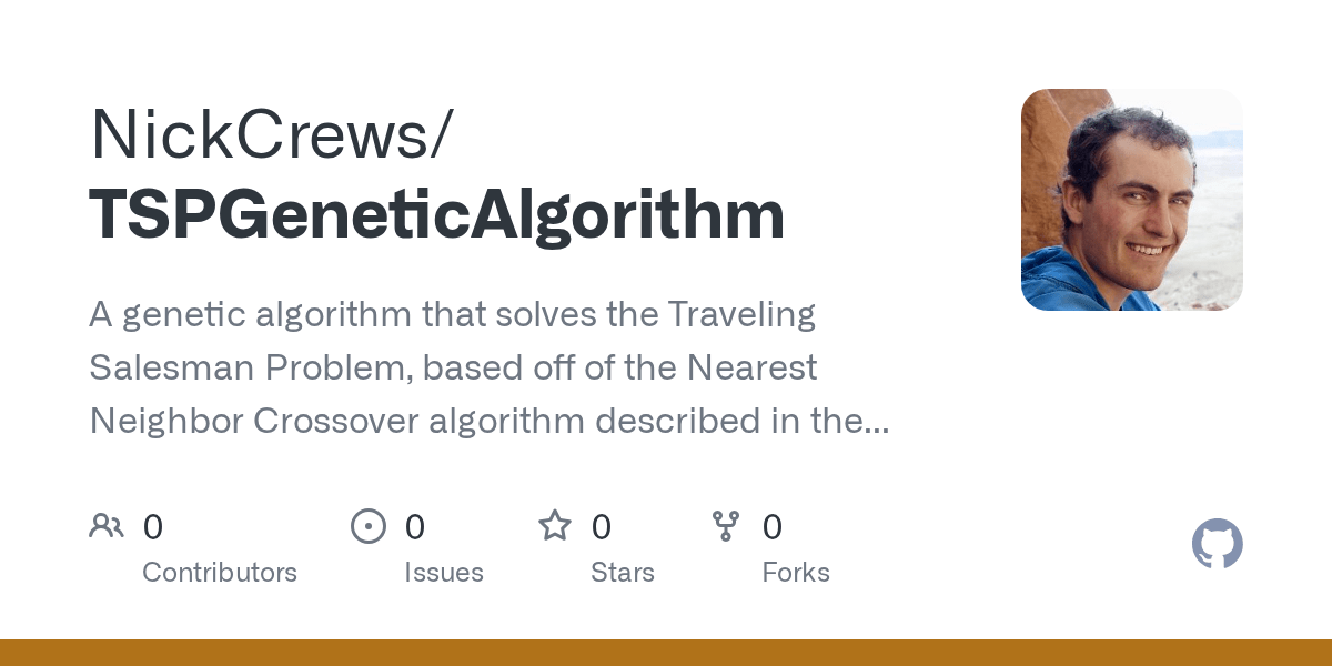 GitHub A algorithm that solves