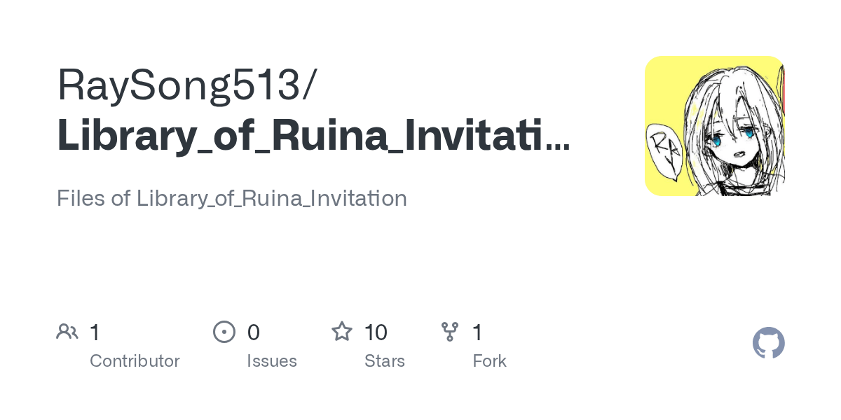 GitHub RaySong513/Library_of_Ruina_Invitation Files of Library_of