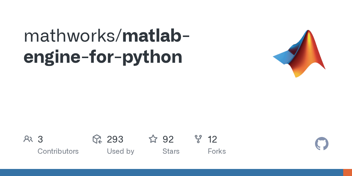 matlab-engine-for-python/README.md at R2024b · mathworks/matlab-engine