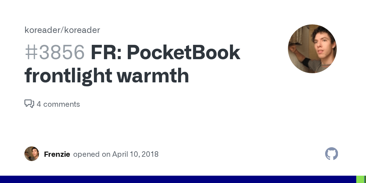 FR PocketBook frontlight warmth · Issue 3856 · koreader/koreader · GitHub