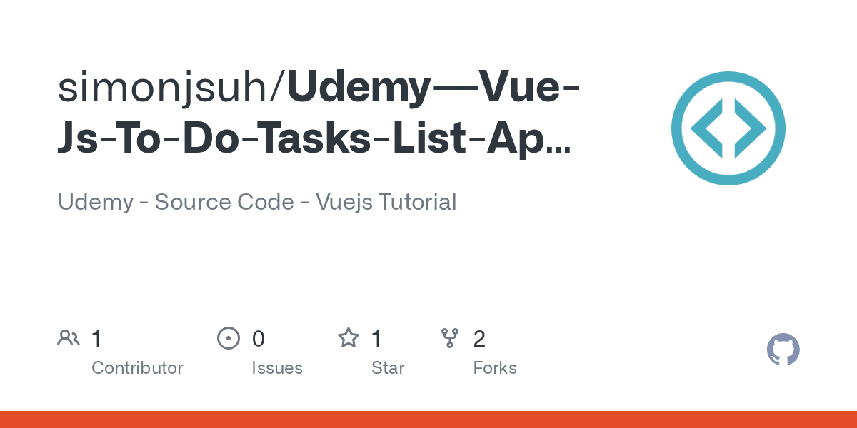 UdemyVueJsToDoTasksListAppTutorialSourceCode