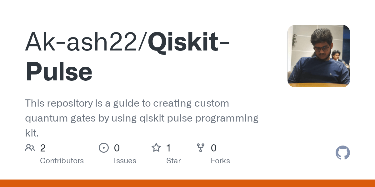 QiskitPulse/Custom gate parameters.ipynb at main · Akash22/Qiskit