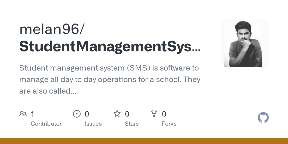 GitHub melan96/StudentManagementSystem Student management system
