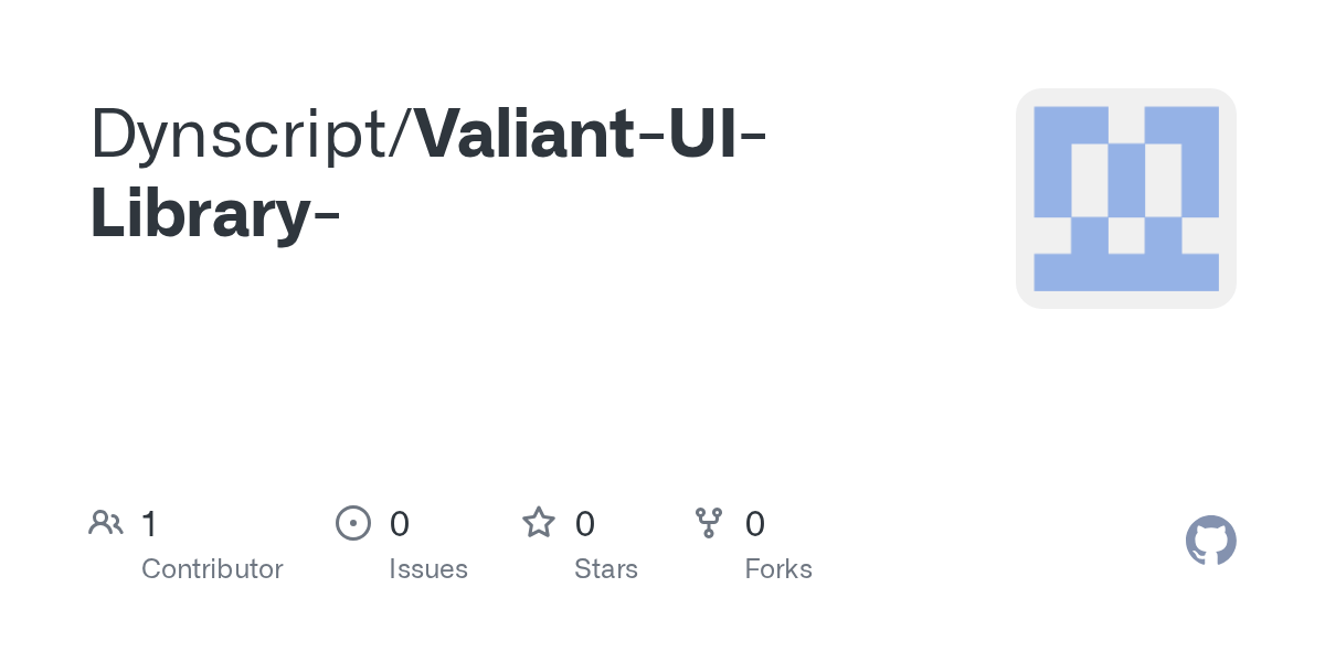 GitHub Dynscript/ValiantUILibrary