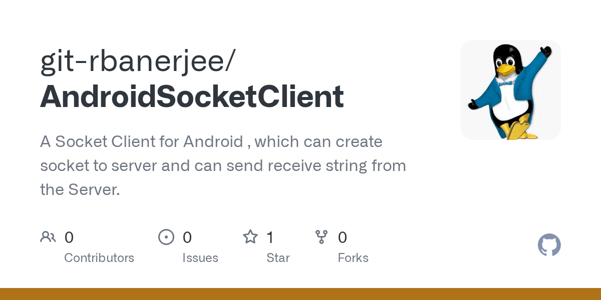 GitHub gitrbanerjee/AndroidSocketClient A Socket Client for Android