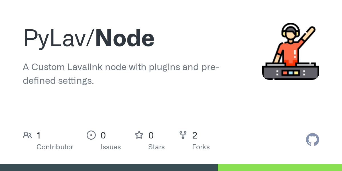 GitHub PyLav/Node A Custom Lavalink node with plugins and pre