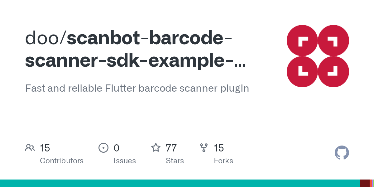 GitHub doo/scanbotbarcodescannersdkexampleflutter Integrate the