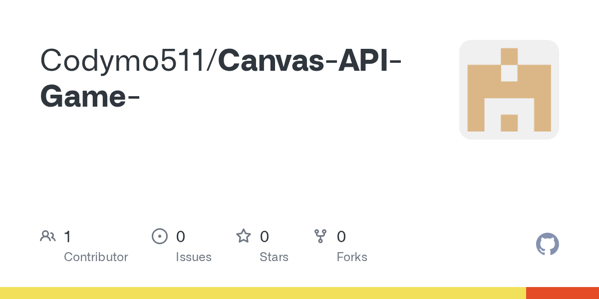 GitHub Codymo511/CanvasAPIGame