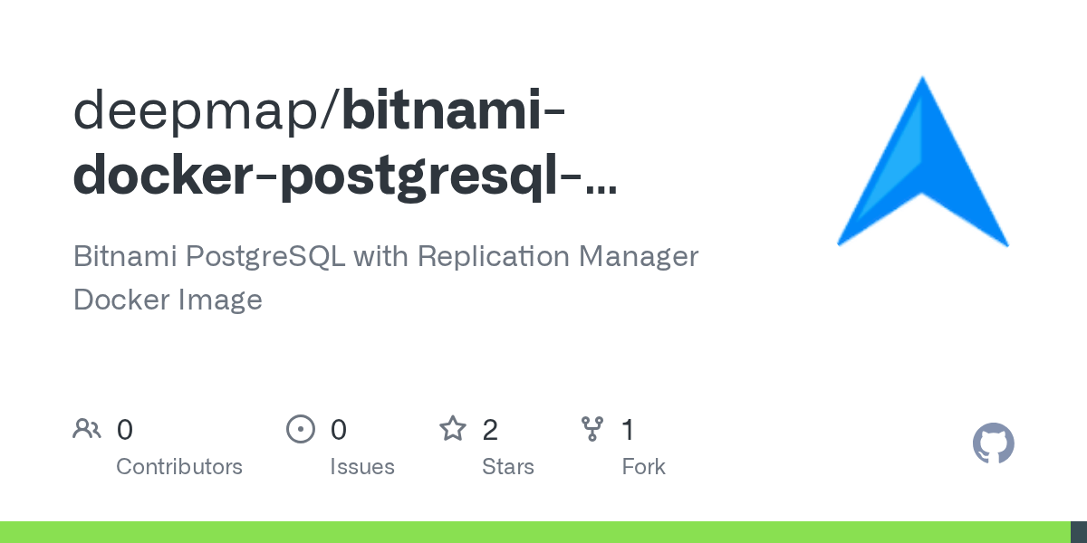 GitHub deepmap/bitnamidockerpostgresqlrepmgr Bitnami PostgreSQL