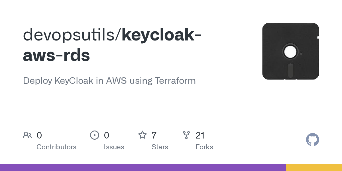 GitHub devopsutils/keycloakawsrds Deploy KeyCloak in AWS using