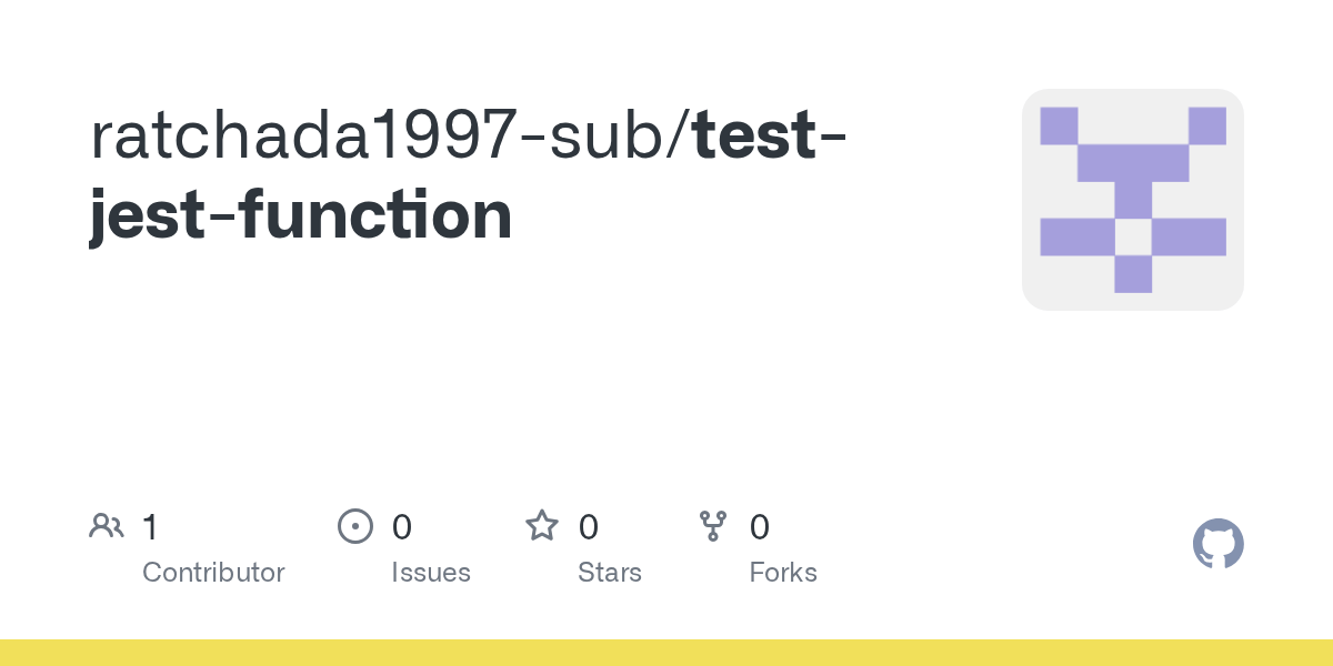 GitHub ratchada1997sub/testjestfunction