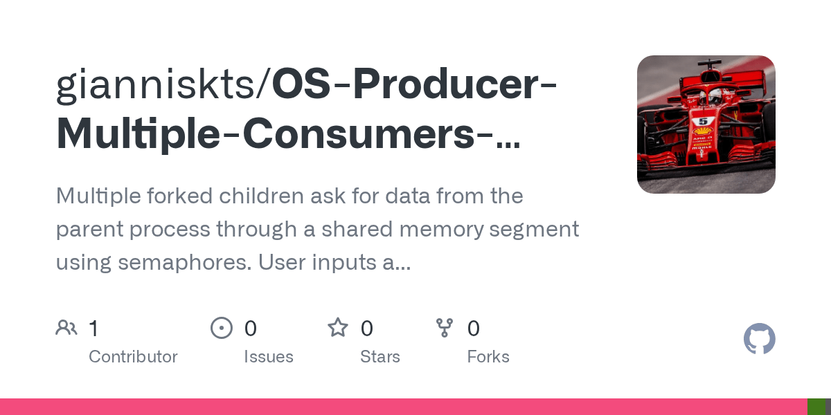 GitHub gianniskts/OSProducerMultipleConsumersSimulation Multiple