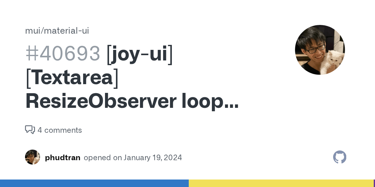 [joyui][Textarea] ResizeObserver loop completed with undelivered