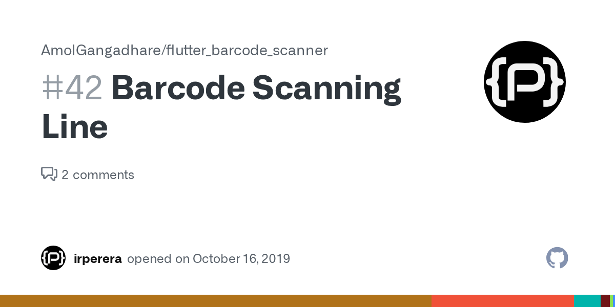 Barcode Scanning Line · Issue 42 · AmolGangadhare/flutter_barcode