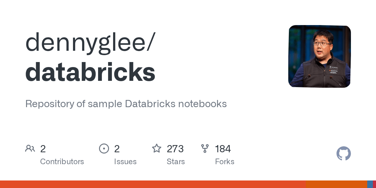 GitHub dennyglee/databricks Repository of sample Databricks notebooks